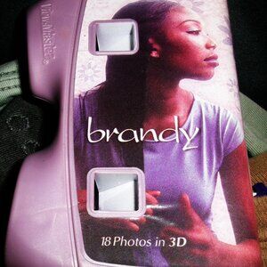 brandy pocker size 3 D children kids toy 1999 vintage view master - moesha r&b